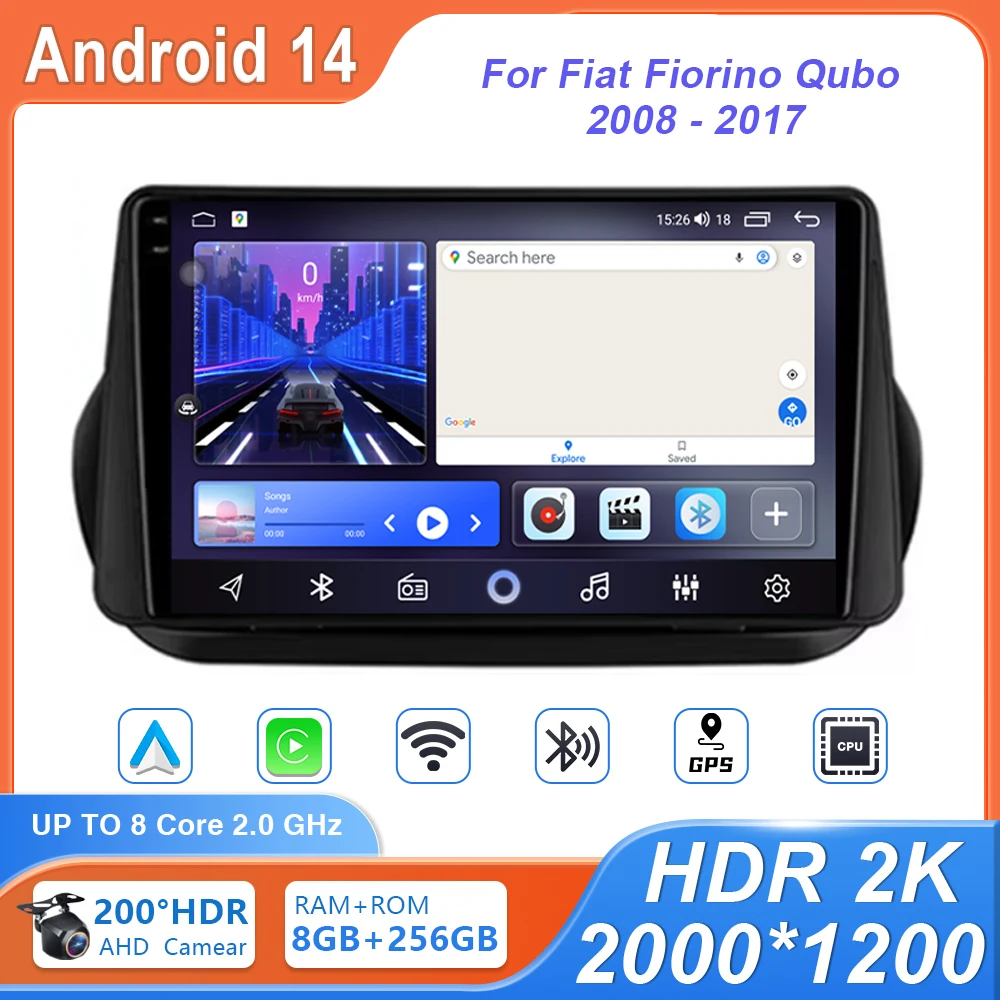 Android для Fiat Fiorino Qubo 2008-2017 Автомобильный радиоприемник Автомультимедийный видеоплеер GPS-навигация Задняя камера без 2din DVD 5G DSP
Android для Fiat Fiorino Qubo 2008-2017 Автомобильный радиоприемник Автомультимедийный видеоплеер GPS-навигация Задняя камера без 2din DVD 5G DSP