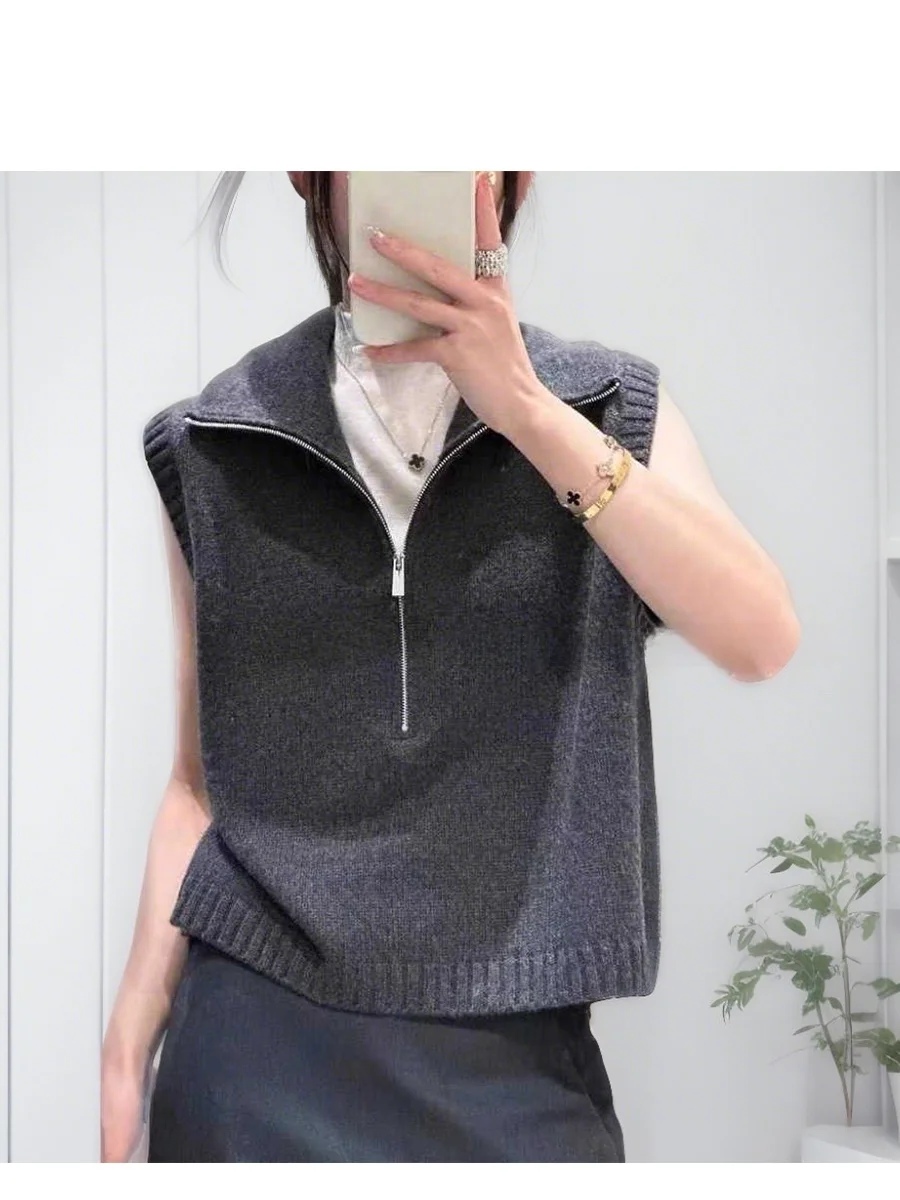 Loose Faionable Camere Women's Vest Collar f Zip Hoodie Svel Knitted Sweater Warm Thi ort Sle China Made
Loose Faionable Camere Women's Vest Collar f Zip Hoodie Svel Knitted Sweater Warm Thi ort Sle China Made