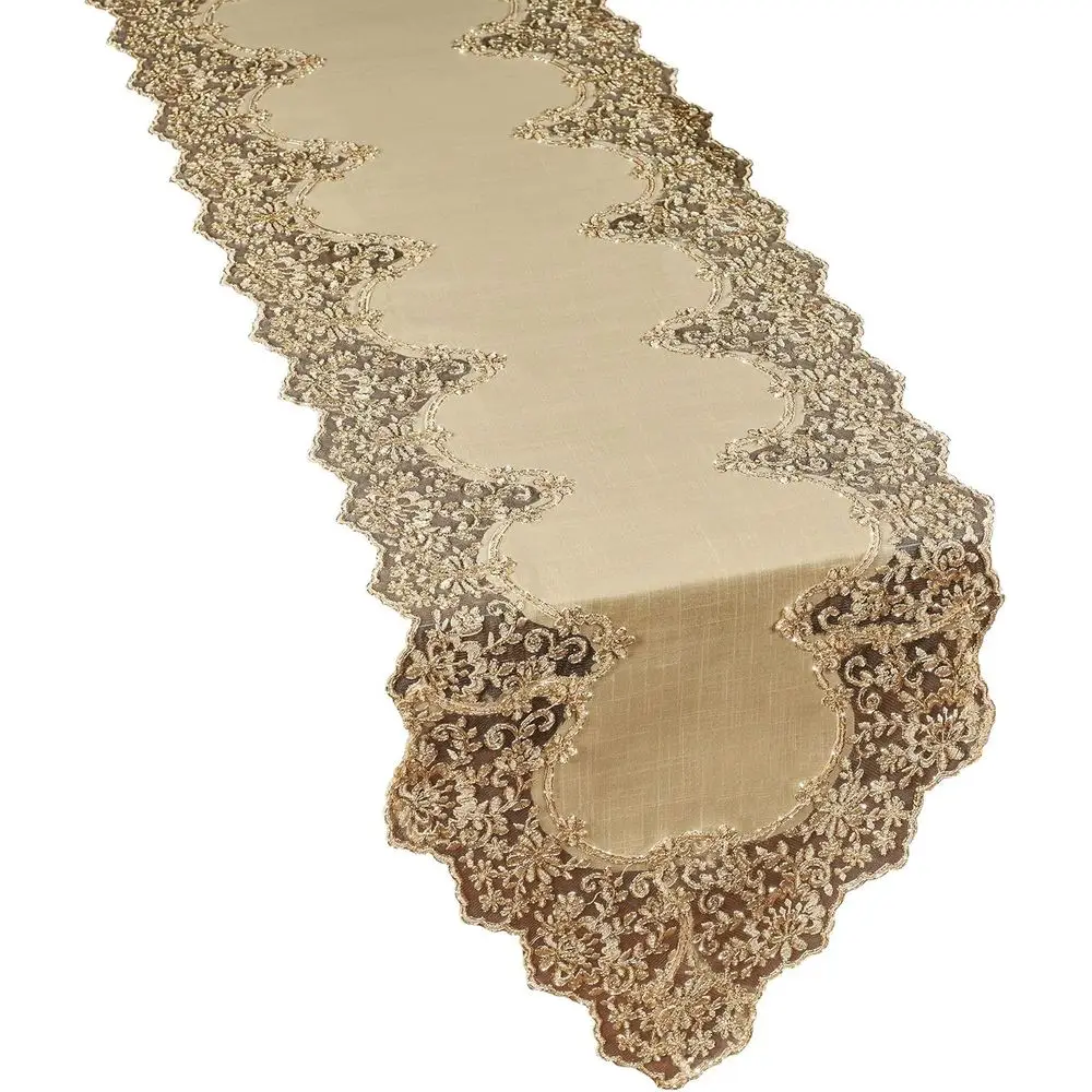 Antique Gold Finish Table Runner
Antique Gold Finish Table Runner