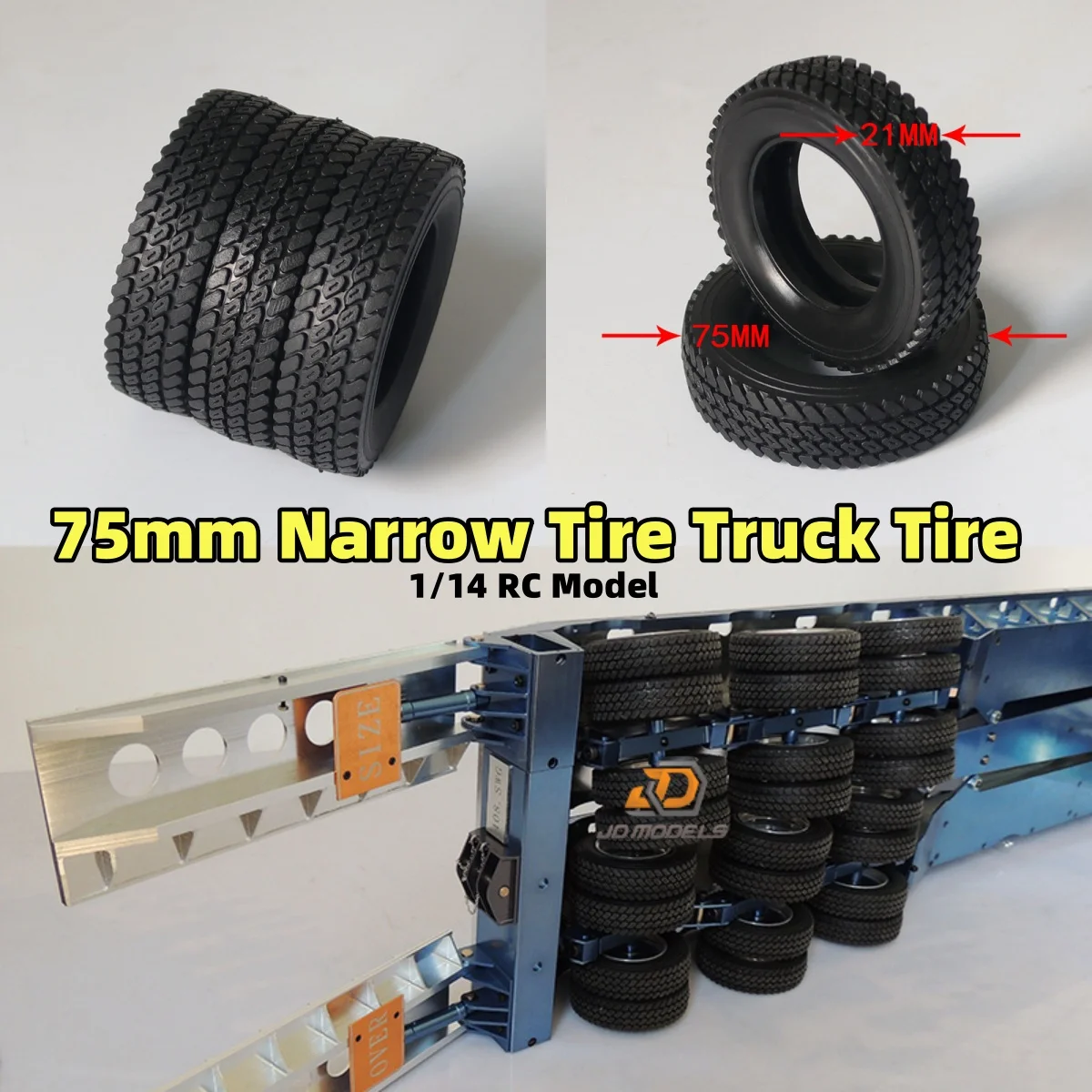 Узкая шина 75 мм JDM-9D для 1:14 Scania 770s Volvo Benz Man Tgx Самосвал Самосвал Прицеп Автозапчасти
Узкая шина 75 мм JDM-9D для 1:14 Scania 770s Volvo Benz Man Tgx Самосвал Самосвал Прицеп Автозапчасти