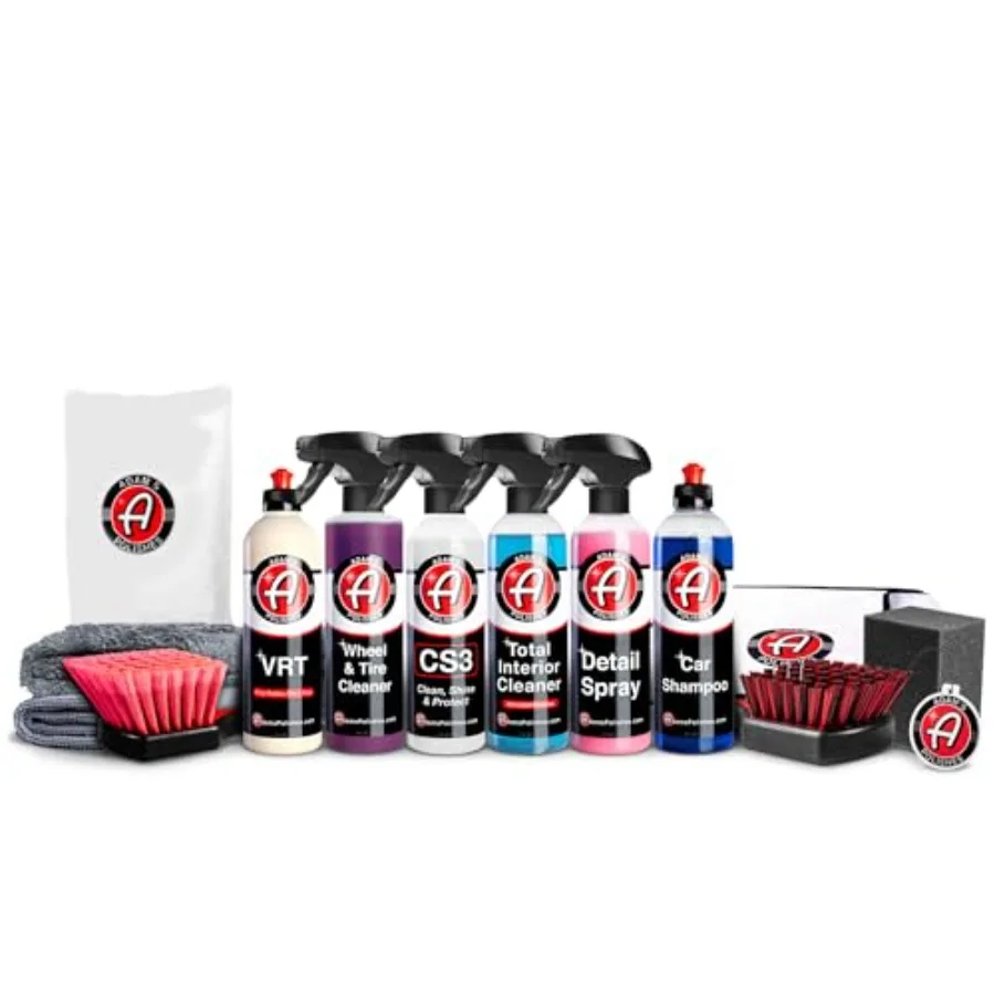 Essential Car Wash Kit 14-Item for Auto Detailing and Car Care Cleaning Perfect for Car Truck Enthusiasts Ideal for DIYers Dads
Essential Car Wash Kit 14-Item for Auto Detailing and Car Care Cleaning Perfect for Car Truck Enthusiasts Ideal for DIYers Dads