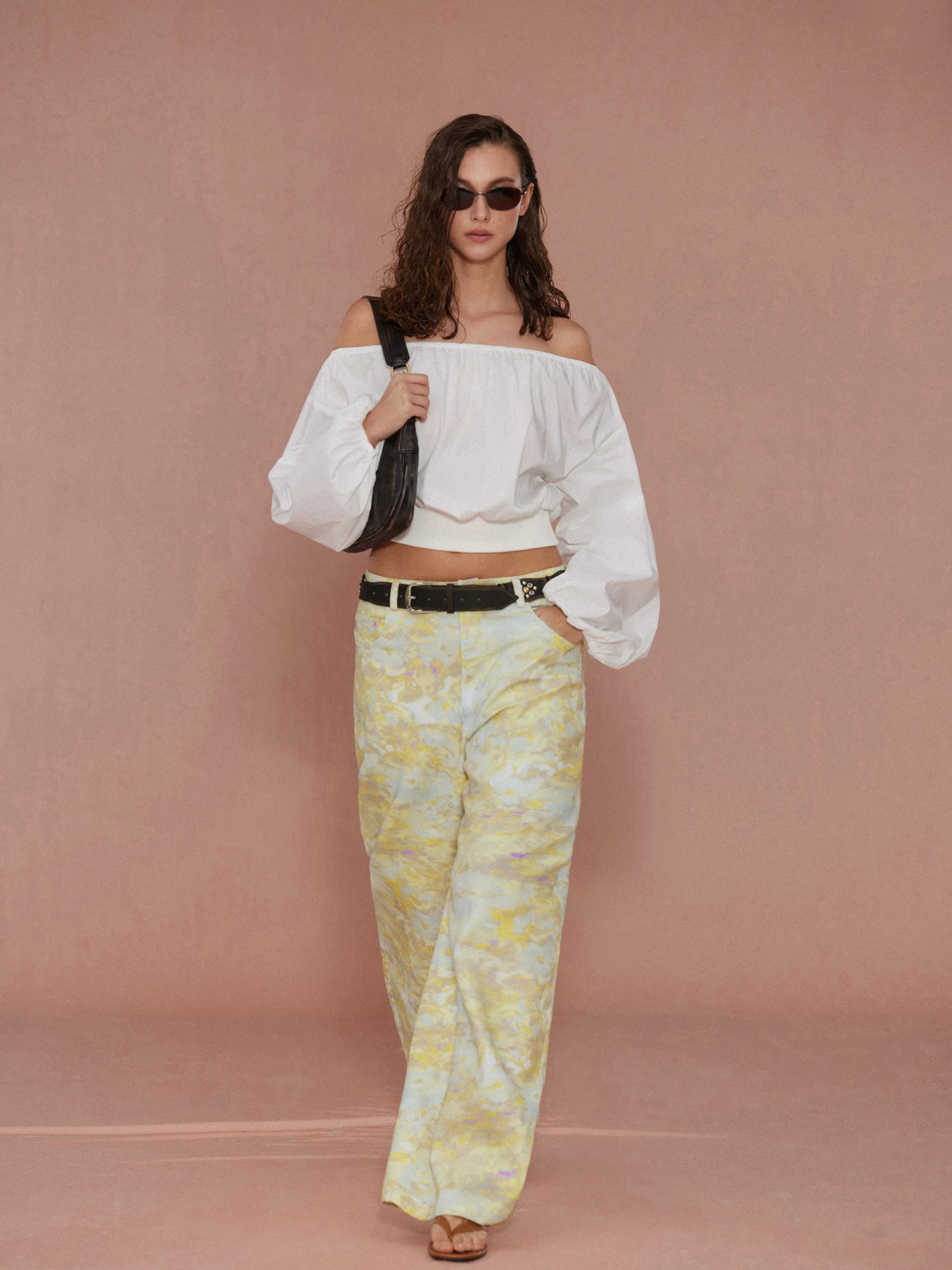 Street Style Wide Leg Pants Floral Oil Painting Print Straight Cut Randpickee Women's Casual Trousers Loose Fit Summer 2025
Street Style Wide Leg Pants Floral Oil Painting Print Straight Cut Randpickee Women's Casual Trousers Loose Fit Summer 2025