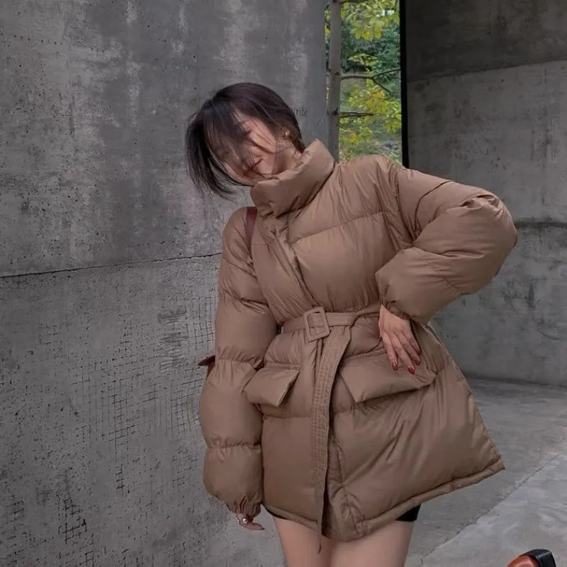Winter Coats Woman 2024 Lazy And Loose Style Coat Black / Khaki / Apricot / Army Green /Jacinth Stand-Up Slim Fashionable Jacket
Winter Coats Woman 2024 Lazy And Loose Style Coat Black / Khaki / Apricot / Army Green /Jacinth Stand-Up Slim Fashionable Jacket