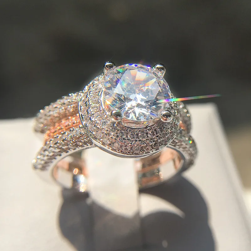 2022 NEW Fashion 2-Piece Hearts and Arrows Full Diamond Couple Rings For Women S925 Silver Crystal Anniversary Gift Jewelry
2022 NEW Fashion 2-Piece Hearts and Arrows Full Diamond Couple Rings For Women S925 Silver Crystal Anniversary Gift Jewelry