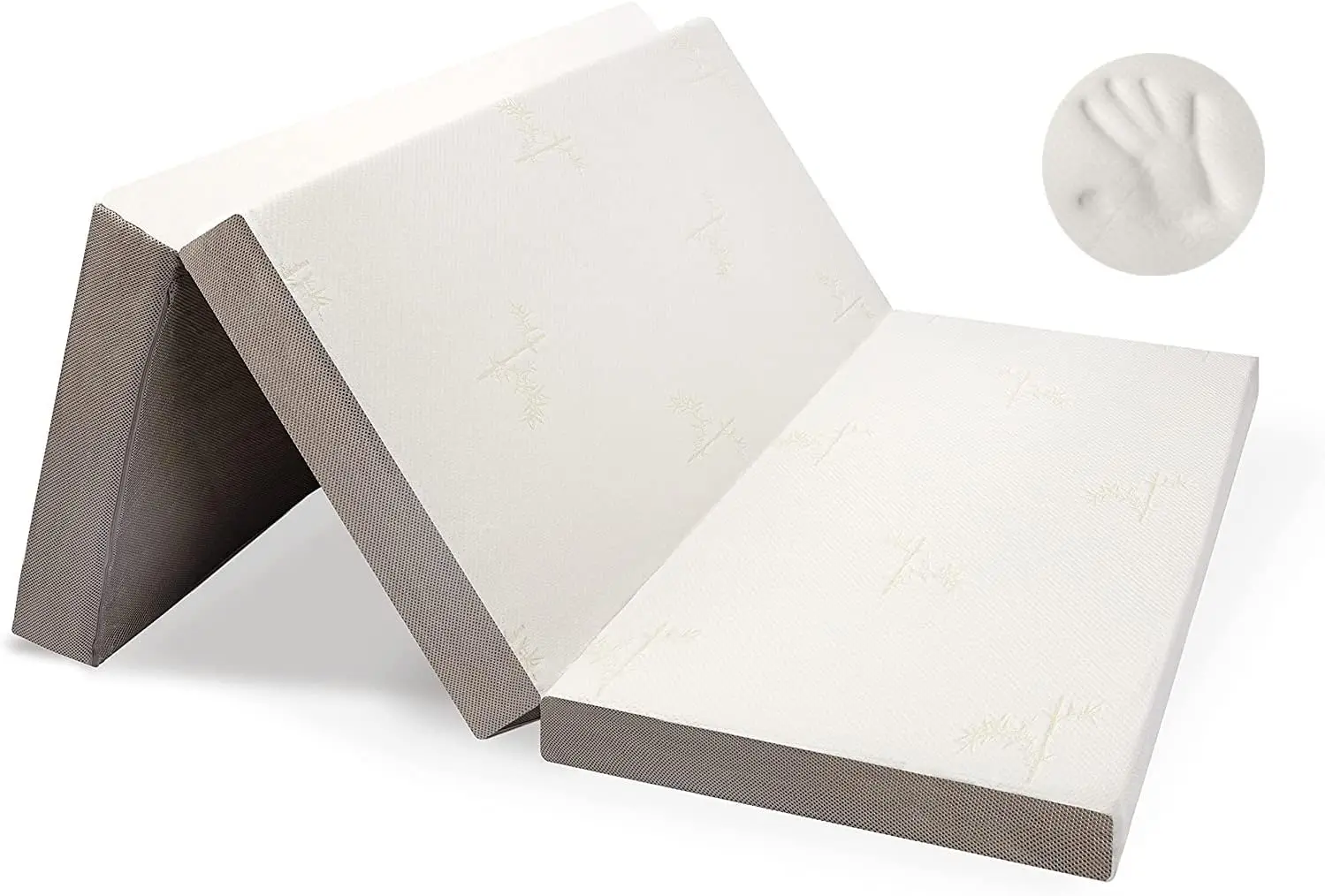 Queen Size, 6 inch, Portable Foldable Mattress Queen with Memory Foam & Washable Cover, 78" x 58"
Queen Size, 6 inch, Portable Foldable Mattress Queen with Memory Foam & Washable Cover, 78" x 58"