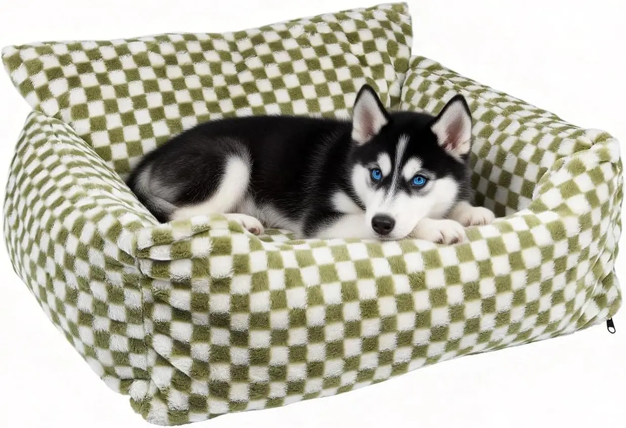 Dog Beds for Small Medium Dogs, Washable Soft Fleece Dog Bed with Removable Cover, Puppy Sofa Bed with Anti-Slip Bottom,
Dog Beds for Small Medium Dogs, Washable Soft Fleece Dog Bed with Removable Cover, Puppy Sofa Bed with Anti-Slip Bottom,