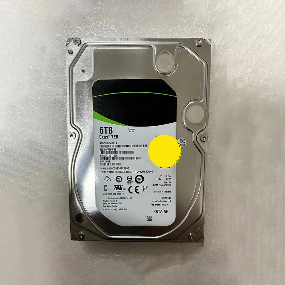ST6000NM021A For Seagate Server Enterprise Hard Drive Galaxy 6TB 7200K 3.5" Hard Drive
ST6000NM021A For Seagate Server Enterprise Hard Drive Galaxy 6TB 7200K 3.5" Hard Drive
