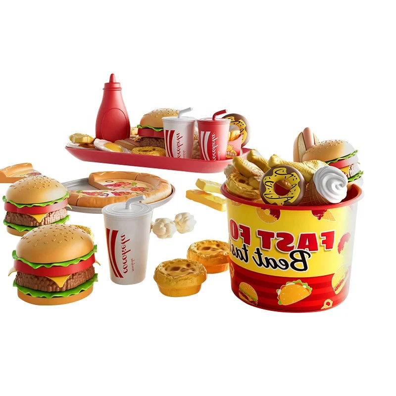 Simulation Hamburger Sandwich Stacking Blocks Fast Food Restaurant Family Bucket Props Artificial Food Play House Toys
Simulation Hamburger Sandwich Stacking Blocks Fast Food Restaurant Family Bucket Props Artificial Food Play House Toys