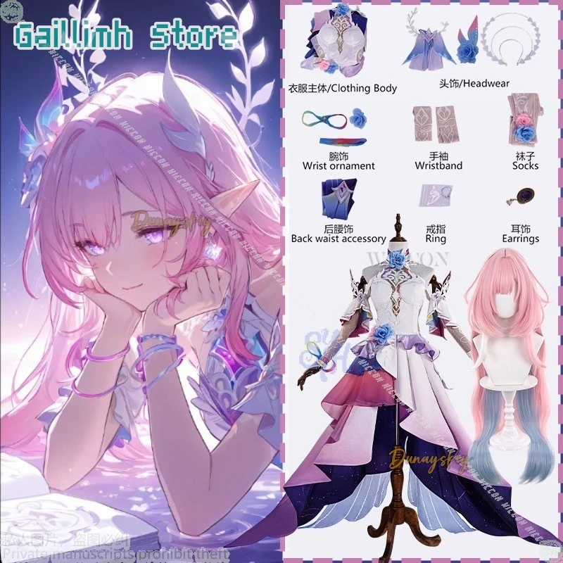 Аниме-игра Honkai:Star Rail 코스프레 의상, новый костюм Cyrene, красивая богиня, сексуальное длинное платье, фиолетовый градиент, Лолита, вечеринка на Хэллоуин
Аниме-игра Honkai:Star Rail 코스프레 의상, новый костюм Cyrene, красивая богиня, сексуальное длинное платье, фиолетовый градиент, Лолита, вечеринка на Хэллоуин