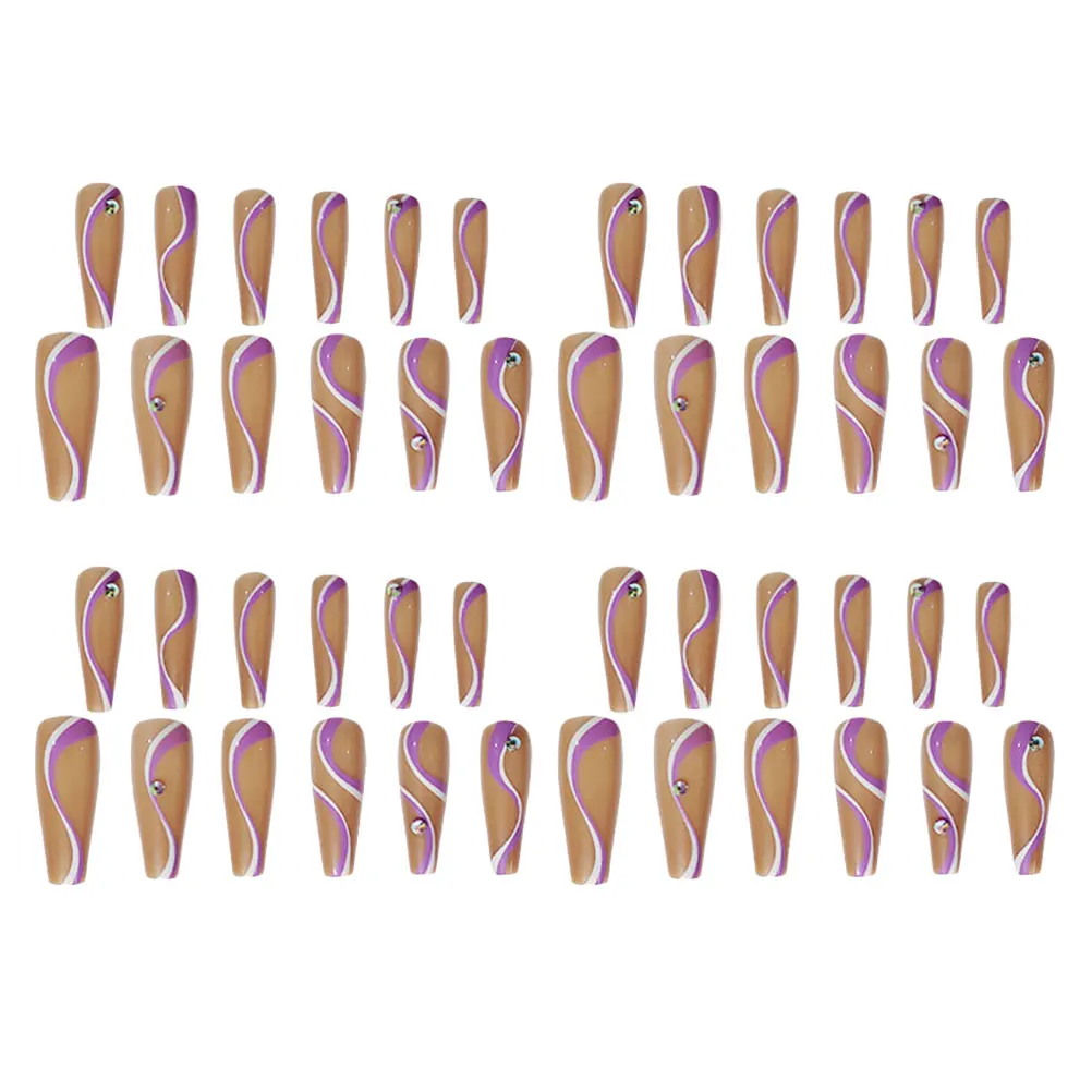 48pcs Tip Acrylic Nails False Nails Art Full Cover France Style Stickers Removable Manicure Decor Different Finger
48pcs Tip Acrylic Nails False Nails Art Full Cover France Style Stickers Removable Manicure Decor Different Finger