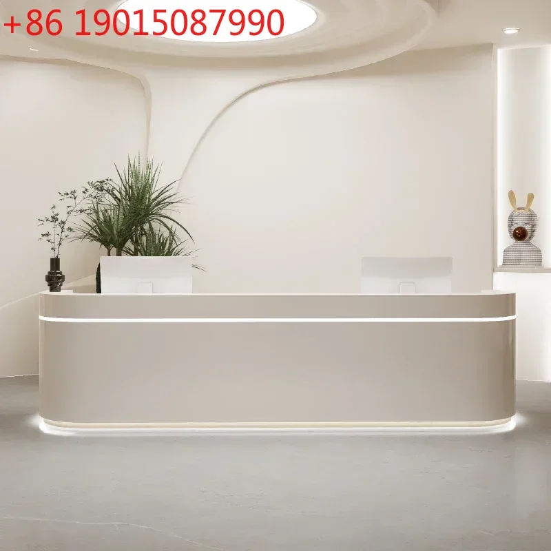 Beauty bar checkout page counter company front desk reception desk skin management training institution
Beauty bar checkout page counter company front desk reception desk skin management training institution