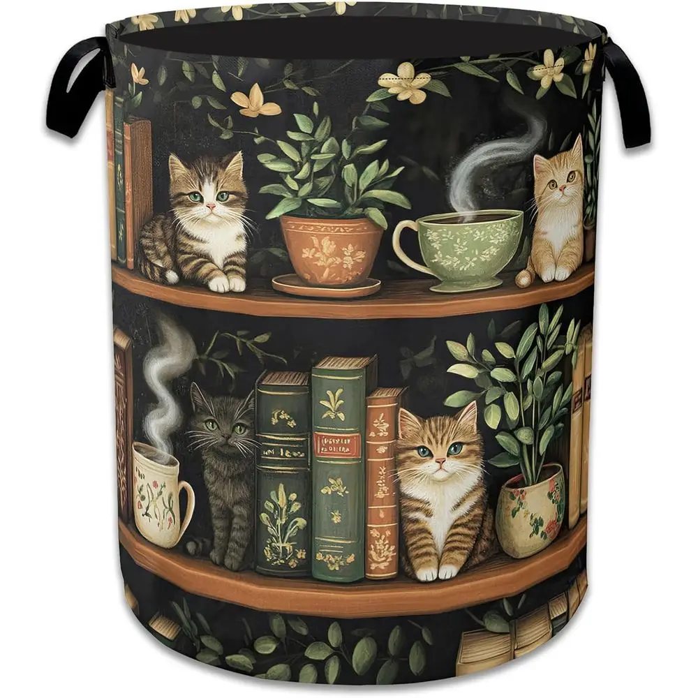 Складная корзина из ткани Оксфорд с кошачьей тематикой, портативная корзина для белья 20,8x16 с ручкой для дома, общежития и многого другого
Складная корзина из ткани Оксфорд с кошачьей тематикой, портативная корзина для белья 20,8x16 с ручкой для дома, общежития и многого другого
