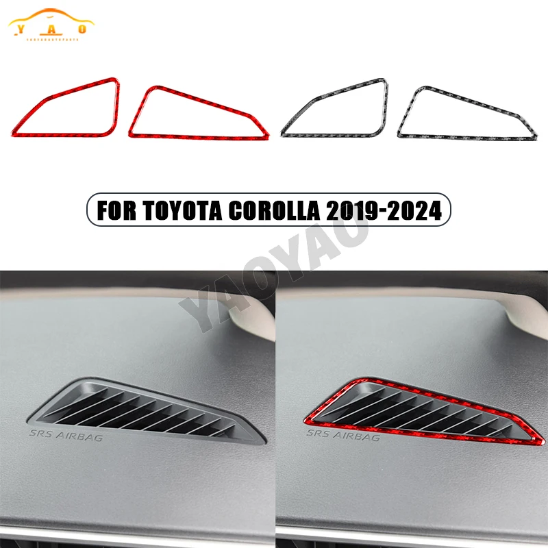 For Toyota Corolla 2019 2020 2021 2022 RHD LHD Soft Carbon Fiber Sticker Interior Trim Car Dashborad Side Air Vent Outlet
For Toyota Corolla 2019 2020 2021 2022 RHD LHD Soft Carbon Fiber Sticker Interior Trim Car Dashborad Side Air Vent Outlet