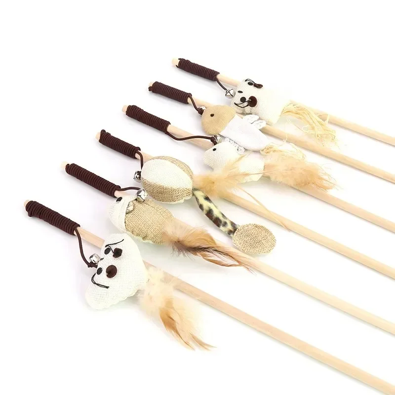 1PC Feather Toys Kitten Funny Colorful Rod Cat Wand Toys Wood Pet Cat Toys Interactive Stick Pet Cat Supplies
1PC Feather Toys Kitten Funny Colorful Rod Cat Wand Toys Wood Pet Cat Toys Interactive Stick Pet Cat Supplies