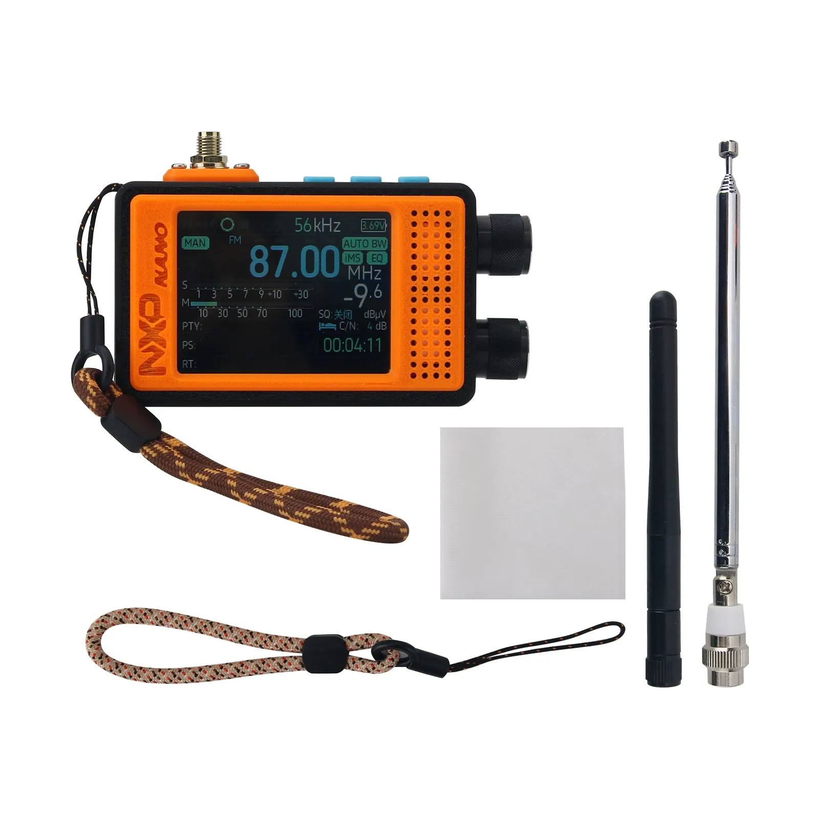HamGeek NXP-NANO Портативный FM-радиоприемник 65-108 МГц TEF6686 + ESP32 Основное управление с 2,4-дюймовым сенсорным экраном IPS
HamGeek NXP-NANO Портативный FM-радиоприемник 65-108 МГц TEF6686 + ESP32 Основное управление с 2,4-дюймовым сенсорным экраном IPS