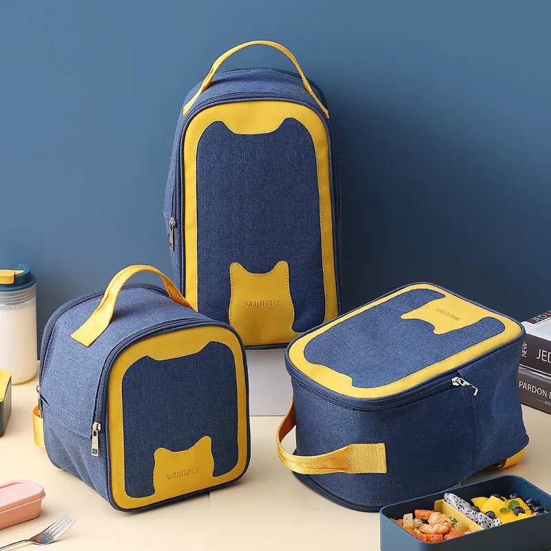 Portable Lunch Insulated Bag for Women Kids Food Thermal Cooler Storage Bags Oxford Cloth Bento Box Organizer Container Handbags
Portable Lunch Insulated Bag for Women Kids Food Thermal Cooler Storage Bags Oxford Cloth Bento Box Organizer Container Handbags