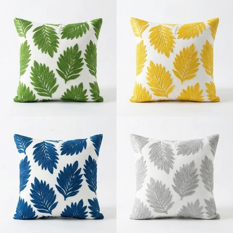Plant Flower Embroidery Cushion Cover Cotton Canvas Modern Tropical Botanical Home Decor Sofa Bedroom Throw Pillow Case 45x45cm
Plant Flower Embroidery Cushion Cover Cotton Canvas Modern Tropical Botanical Home Decor Sofa Bedroom Throw Pillow Case 45x45cm