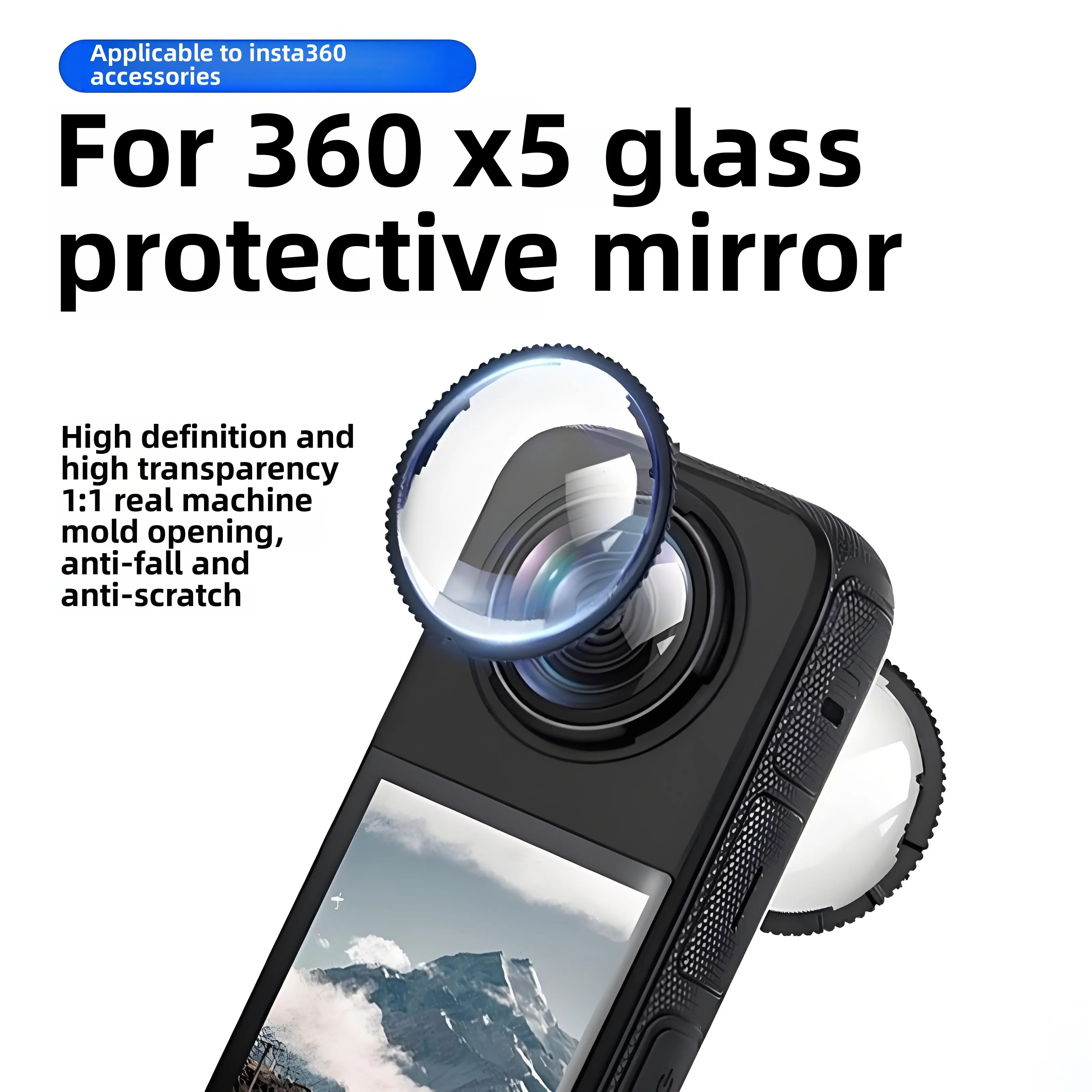 Lens Guards for Insta360 X5 Sports Camera Rotating Protector Cover for Insta 360 X5 Anti-Scratch Lens Protector Accessories
Lens Guards for Insta360 X5 Sports Camera Rotating Protector Cover for Insta 360 X5 Anti-Scratch Lens Protector Accessories