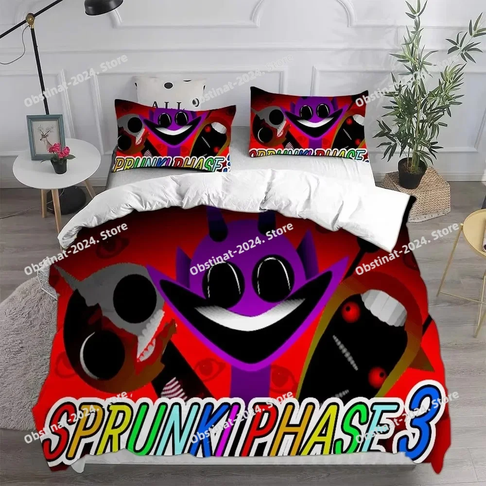 Sprunki Duvet Cover Game Anime Pillowcase Bedding Set Adult Boy Girl Bedroom Decoration Gift Single Double Size
Sprunki Duvet Cover Game Anime Pillowcase Bedding Set Adult Boy Girl Bedroom Decoration Gift Single Double Size