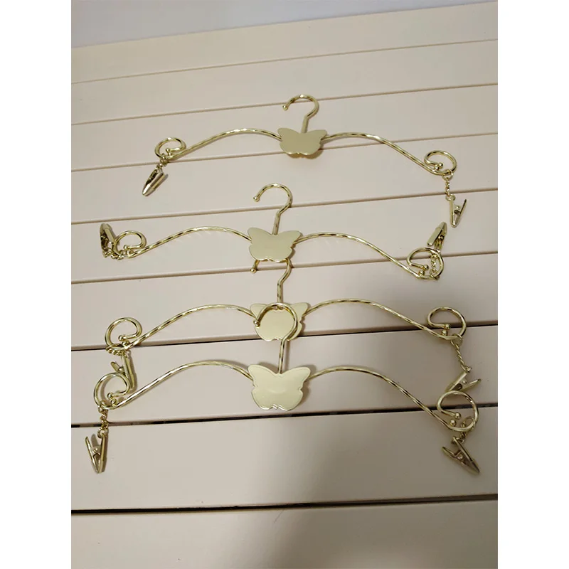 10PCS Metal Underwear Hangers Plated Inner Bra Clips Socks Panty Racks Home Drying Clothes Hanger Lingeries Display Organizador
10PCS Metal Underwear Hangers Plated Inner Bra Clips Socks Panty Racks Home Drying Clothes Hanger Lingeries Display Organizador