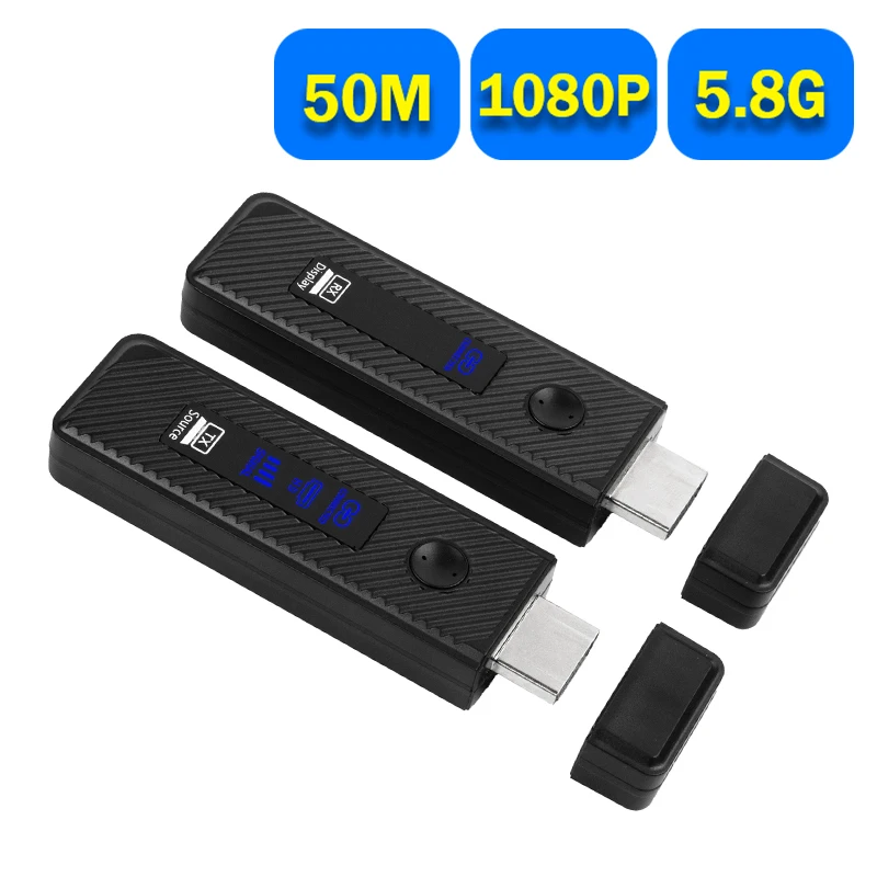 Wireless HDMI Transmitter and Receiver 50M 1080P 5G Wifi HDMI Extender 100Ft Video Adapter Screen Share Switch for PC Laptop/PS5
Wireless HDMI Transmitter and Receiver 50M 1080P 5G Wifi HDMI Extender 100Ft Video Adapter Screen Share Switch for PC Laptop/PS5