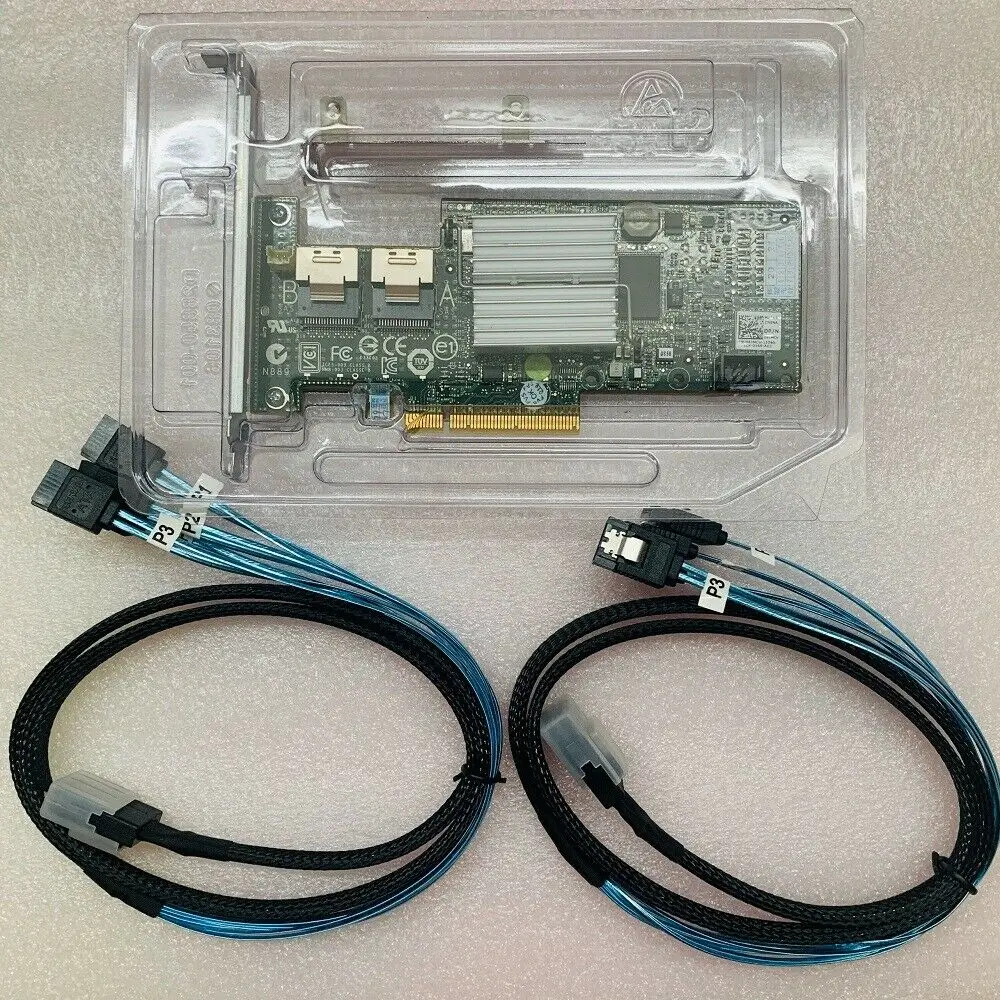 Контроллер Raid Dell PERC H200, 6 ГБ, PCI-e, SAS SATA, 8 портов + 2 кабеля SATA 8087
Контроллер Raid Dell PERC H200, 6 ГБ, PCI-e, SAS SATA, 8 портов + 2 кабеля SATA 8087