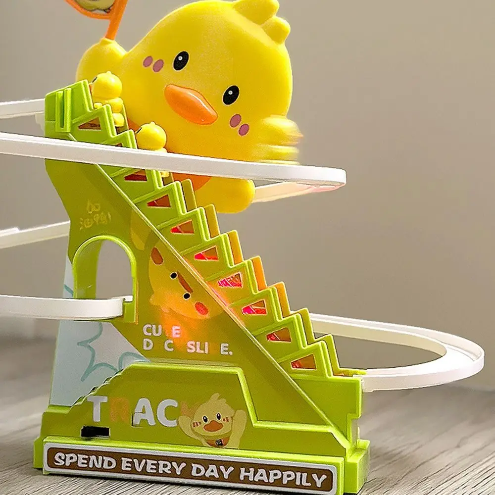 Creative Ducklings Climbing Stairs Toy Cartoon Cute Duck Roller Coaster Toy Slide Toys with Lights and Music
Creative Ducklings Climbing Stairs Toy Cartoon Cute Duck Roller Coaster Toy Slide Toys with Lights and Music