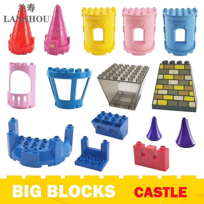 Big Size Building Blocks Castle Building Play House Construction Accessories Compatible Large Bricks Children Assembly Toys Gift
Big Size Building Blocks Castle Building Play House Construction Accessories Compatible Large Bricks Children Assembly Toys Gift