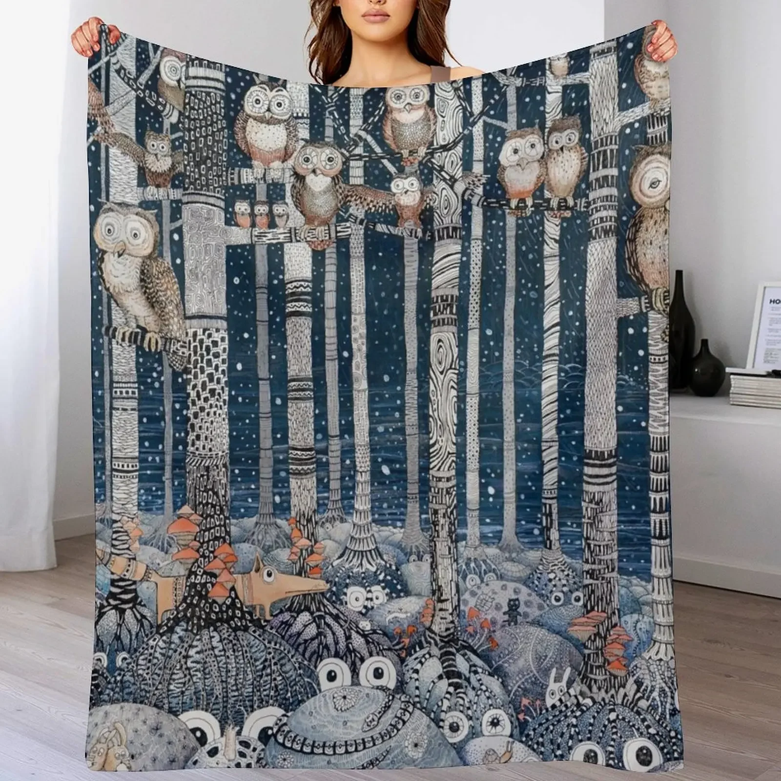 Owl Forest Throw Blanket Furrys Furry Picnic manga Blankets
Owl Forest Throw Blanket Furrys Furry Picnic manga Blankets