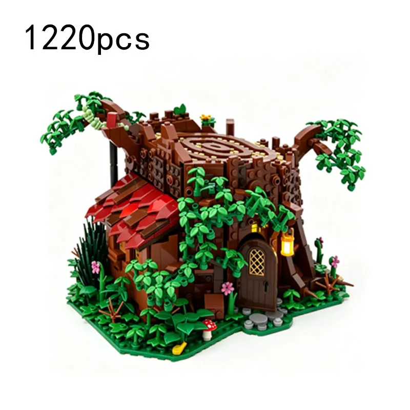 MOC 1220PCS Forest Fairy Tale Treehouse Small Particle Assembly Building Blocks Desktop Ornament Tree Hole Model Toy Gift
MOC 1220PCS Forest Fairy Tale Treehouse Small Particle Assembly Building Blocks Desktop Ornament Tree Hole Model Toy Gift