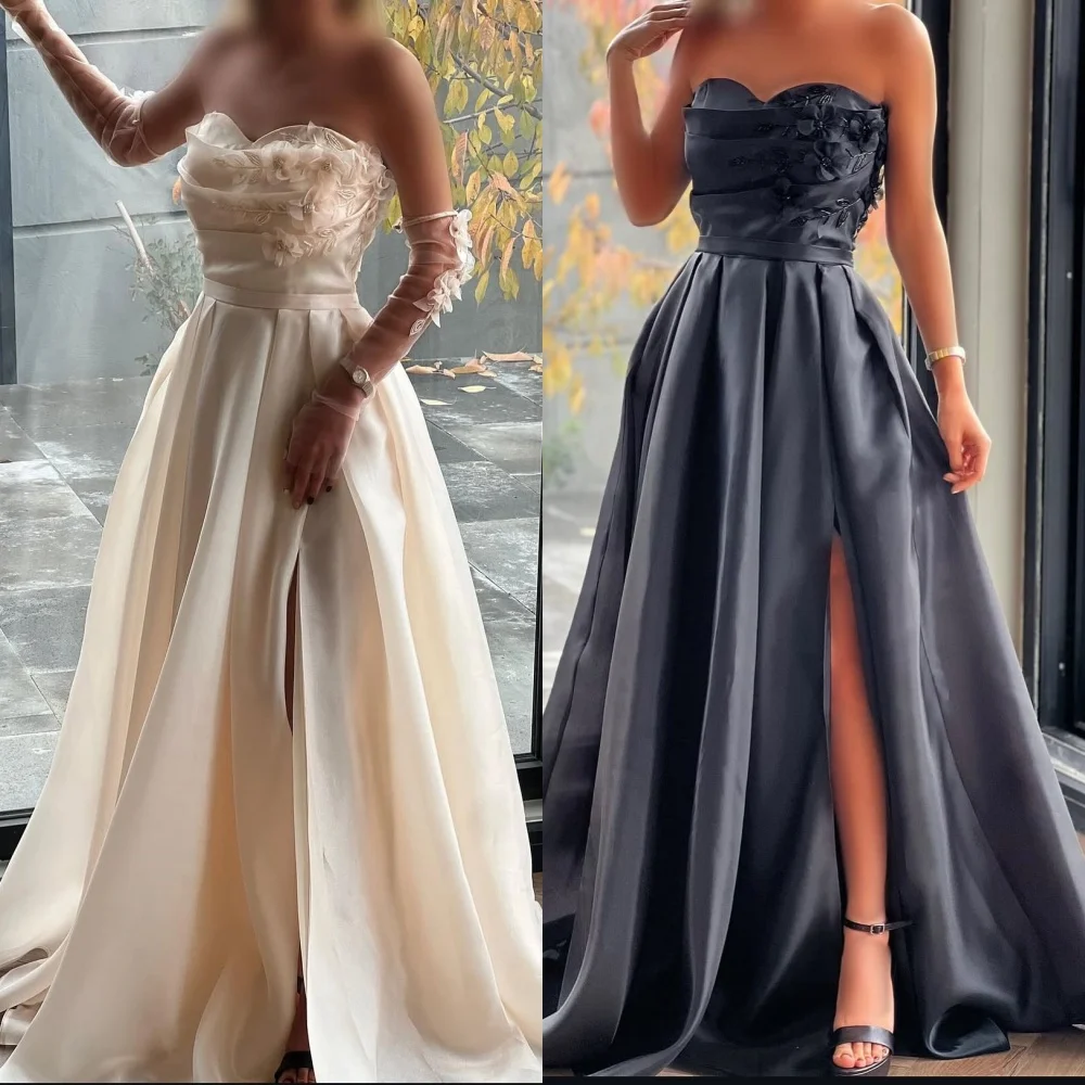Customized Matching Exquisite Flower Beading Sash A-line Strapless Long Dresses Bespoke Occasion Dresses Modern Style Fashion
Customized Matching Exquisite Flower Beading Sash A-line Strapless Long Dresses Bespoke Occasion Dresses Modern Style Fashion