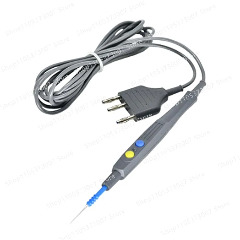 Reusable hand control pencil surgical electrode for high temperature reusable high frequency electrosurgical pen
Reusable hand control pencil surgical electrode for high temperature reusable high frequency electrosurgical pen