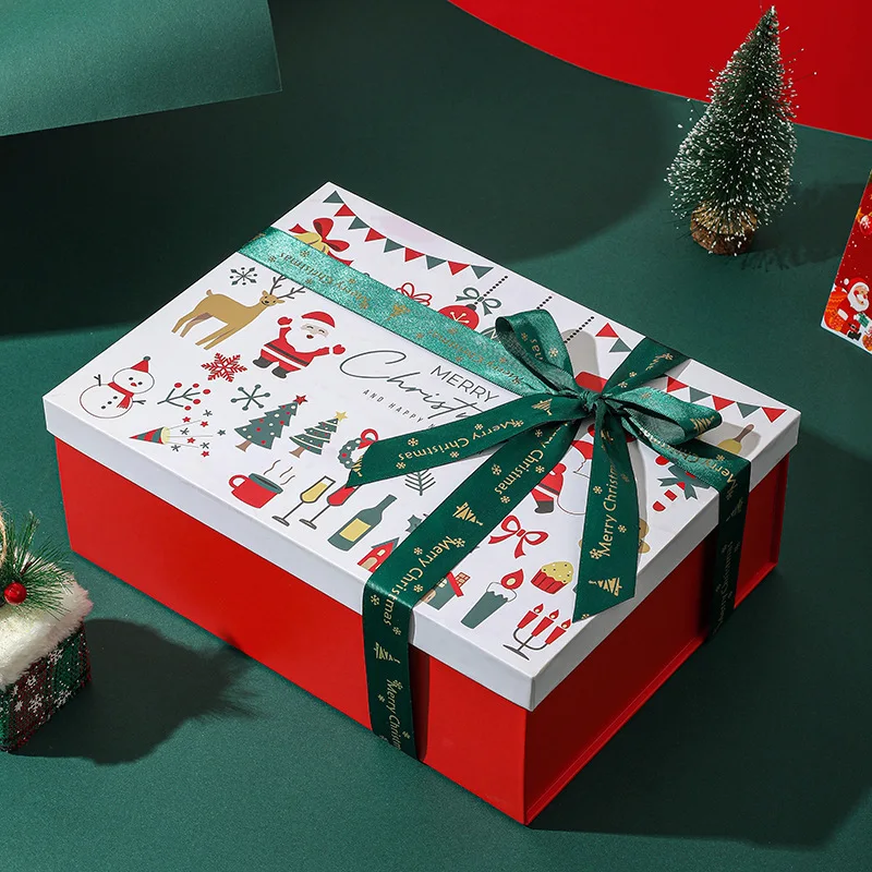 Red Christmas Gift Box Color Printed Santa Claus Ribbon Box Christmas Eve Apple Box Scarf Gloves Gift Holders
Red Christmas Gift Box Color Printed Santa Claus Ribbon Box Christmas Eve Apple Box Scarf Gloves Gift Holders