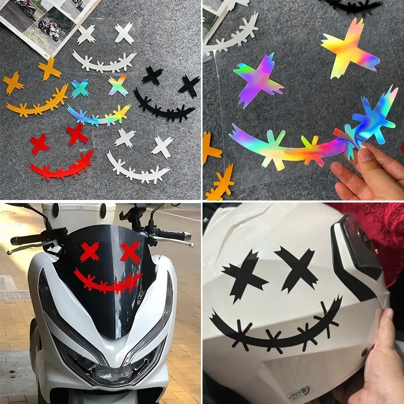Z/.Motorcycle Stickers Car Reflective Waterproof Smile Face Helmet Decal Motocross Auto Rear Window Personalized Stickers 20cm/A
Z/.Motorcycle Stickers Car Reflective Waterproof Smile Face Helmet Decal Motocross Auto Rear Window Personalized Stickers 20cm/A