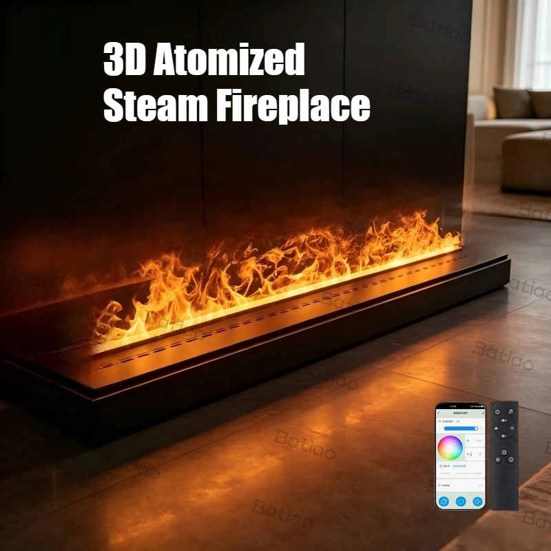 64 Color Flame Electric Fireplace Water Vapor 3D Atomized Steam Fireplace with Remote effect fireplace mist technology chimney
64 Color Flame Electric Fireplace Water Vapor 3D Atomized Steam Fireplace with Remote effect fireplace mist technology chimney