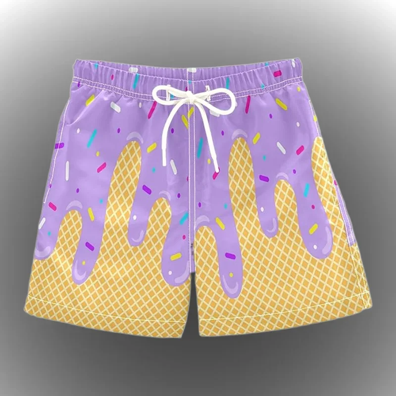 Ice Cream Funny Beach Shorts for Men and Kid 2025 Summer Novelty Kawaii Swim Trunks Pizza Leopard Graphic Fashion Board Shorts
Ice Cream Funny Beach Shorts for Men and Kid 2025 Summer Novelty Kawaii Swim Trunks Pizza Leopard Graphic Fashion Board Shorts