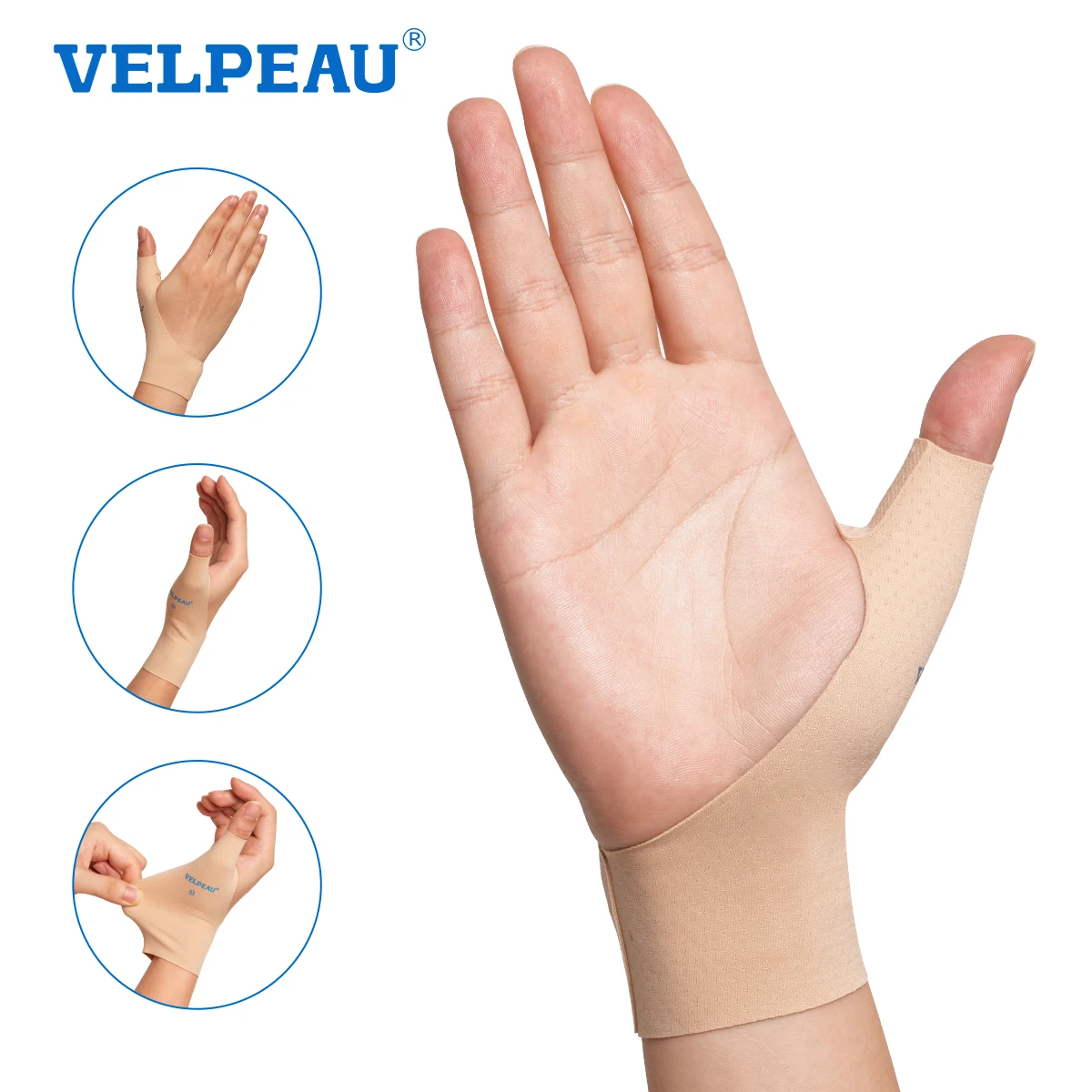 VELPEAU Elastic Thumb Sleeve Support for Arthritis, Tendonitis, Sprain, Sports, Splint Liner, Thumb Cover Fits Both Hands
VELPEAU Elastic Thumb Sleeve Support for Arthritis, Tendonitis, Sprain, Sports, Splint Liner, Thumb Cover Fits Both Hands