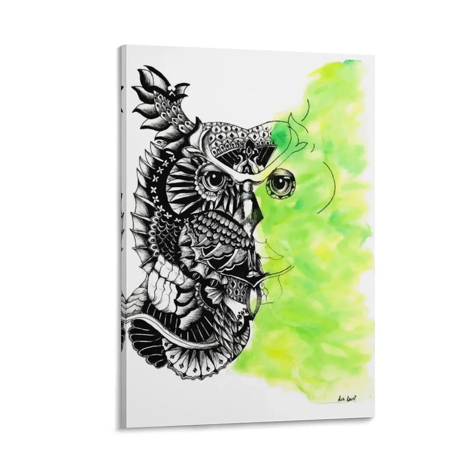 Green Watercolor and Pen Owl Canvas Painting Decoration for home luxury home decor Paintings
Green Watercolor and Pen Owl Canvas Painting Decoration for home luxury home decor Paintings