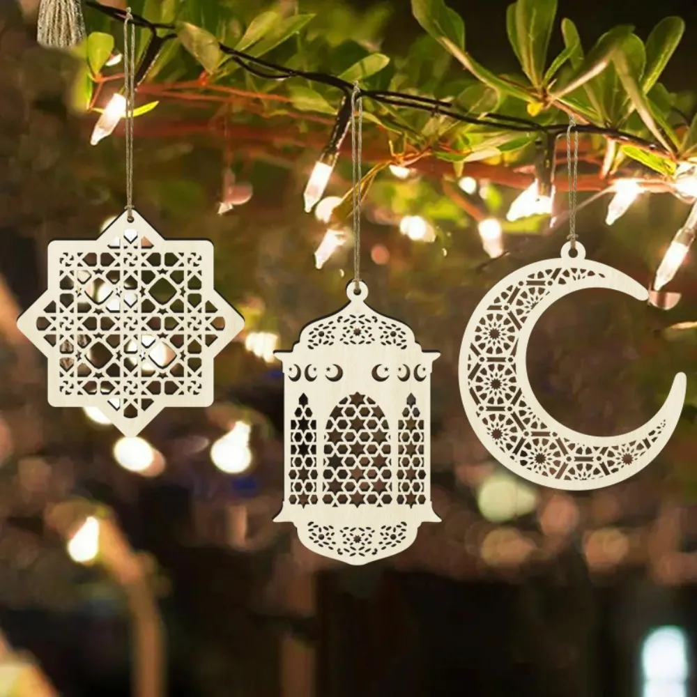 3pcs Eid Ramadan Hollowed Moon Wooden Pendants for Ramadan Kareem Islam Party Decoration DIY Painting Hanging Ornament Supplies
3pcs Eid Ramadan Hollowed Moon Wooden Pendants for Ramadan Kareem Islam Party Decoration DIY Painting Hanging Ornament Supplies