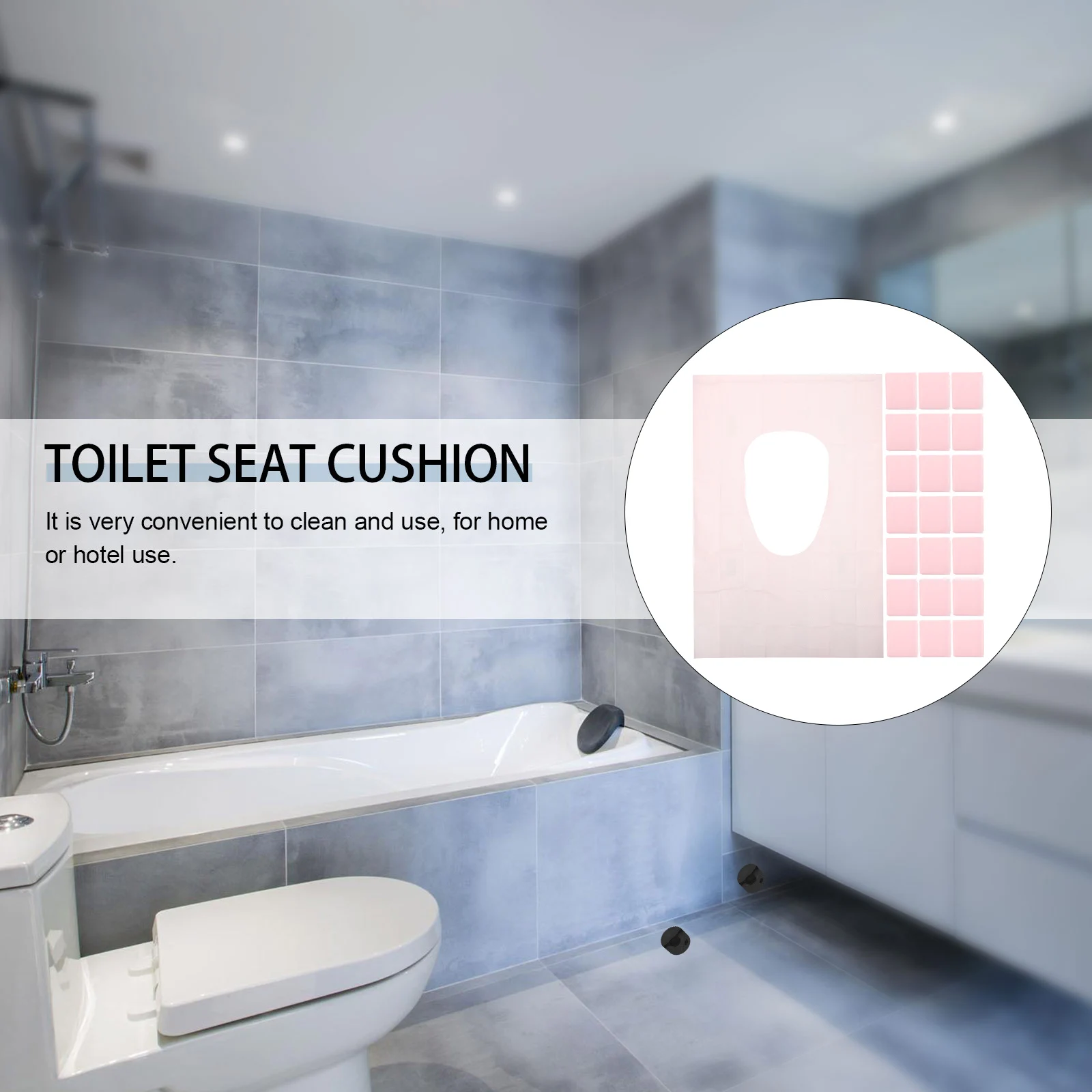 50Pcs Waterproof Disposable Toilet Seat Covers Portable Toilet Mats for Household Use
50Pcs Waterproof Disposable Toilet Seat Covers Portable Toilet Mats for Household Use