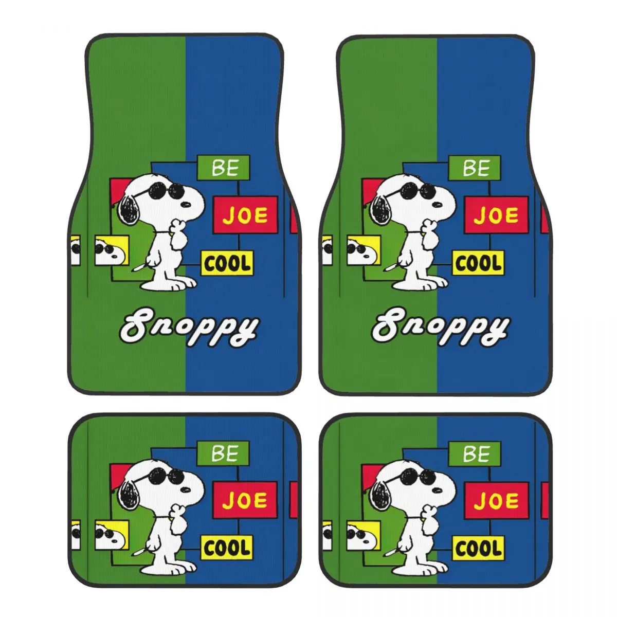 Snoopys Cartoon Dog Universal Fit Car Floor Mats Cute Car Carpet Mat Set of 4pcs with Anti-Slip Backing Fit for Sedans Trucks
Snoopys Cartoon Dog Universal Fit Car Floor Mats Cute Car Carpet Mat Set of 4pcs with Anti-Slip Backing Fit for Sedans Trucks