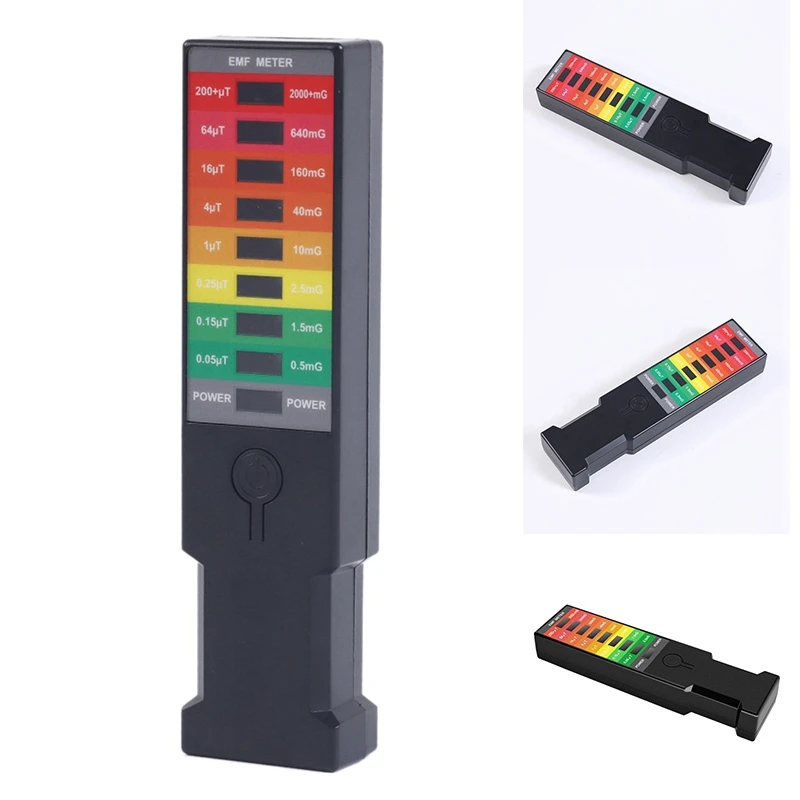 Electromagnetic Radiation Detector Handheld EMF Reader EMF Meter Tester Magnetic-Field Monitor-With Battery Durable
Electromagnetic Radiation Detector Handheld EMF Reader EMF Meter Tester Magnetic-Field Monitor-With Battery Durable