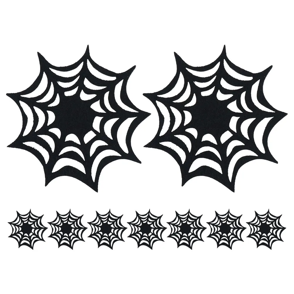 9Pcs Felt Spider Web Coasters Halloween Themed Drink Protectors Insulated Coasters for Cups Plates Bowl Placement
9Pcs Felt Spider Web Coasters Halloween Themed Drink Protectors Insulated Coasters for Cups Plates Bowl Placement