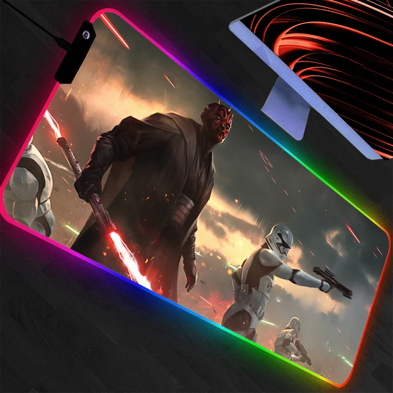 Светодиодный коврик для мыши Star Wars XXL, RGB-подсветка, для ПК, геймерский, офисный, с подсветкой, для клавиатуры, настольный, игровые аксессуары, коврик для мыши
Светодиодный коврик для мыши Star Wars XXL, RGB-подсветка, для ПК, геймерский, офисный, с подсветкой, для клавиатуры, настольный, игровые аксессуары, коврик для мыши
