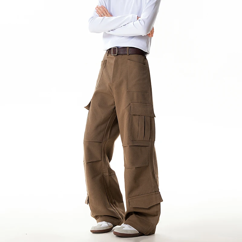 GIOIOMen's overalls,2025New American High Street Multi-Pocket Loose Straight Wide-Leg Men's Pants
GIOIOMen's overalls,2025New American High Street Multi-Pocket Loose Straight Wide-Leg Men's Pants