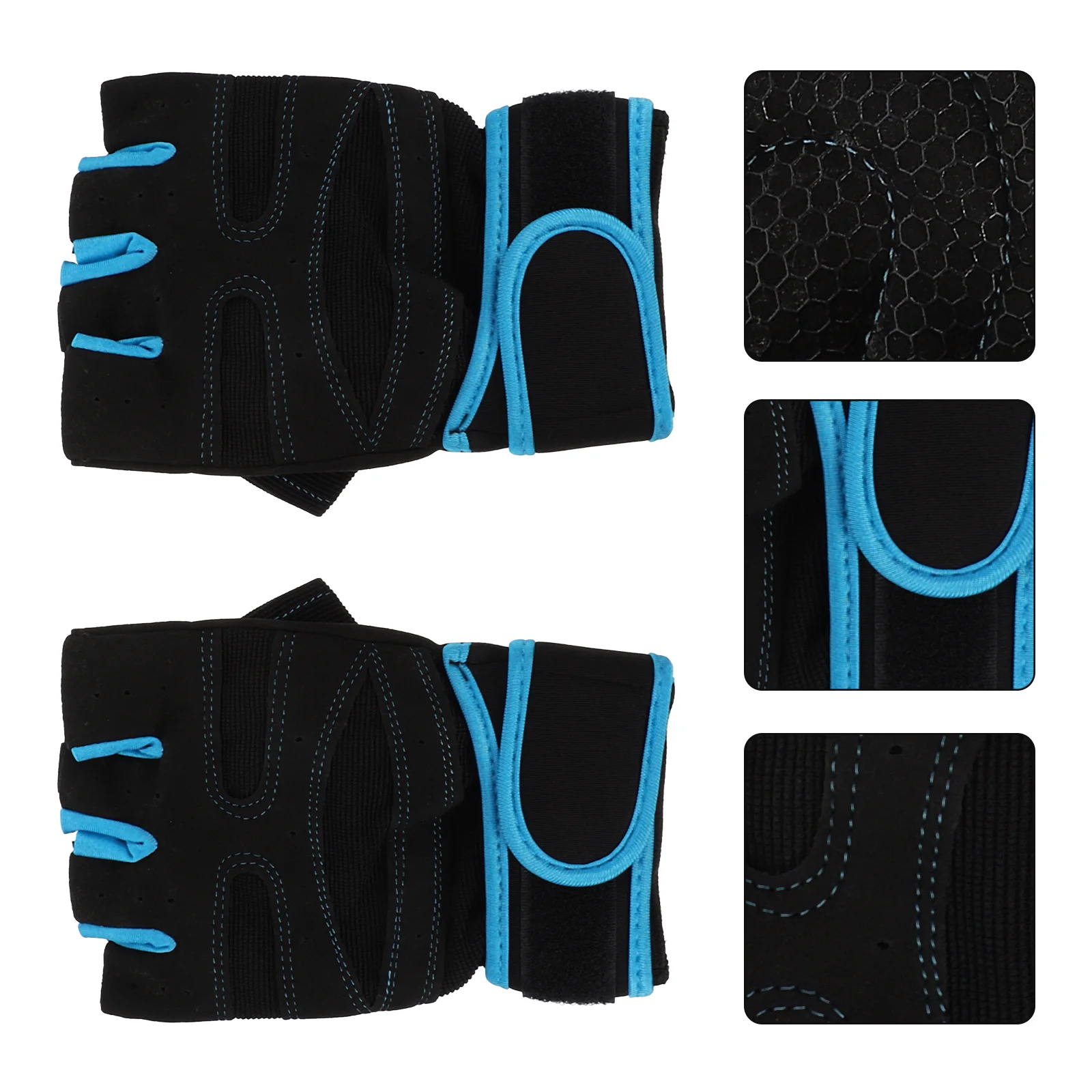 1 Pair Cycling Gloves Half Finger Anti-Slip Breathable Sports Gloves For Gym Lifting Riding Climbing Weightlifting Horse Riding
1 Pair Cycling Gloves Half Finger Anti-Slip Breathable Sports Gloves For Gym Lifting Riding Climbing Weightlifting Horse Riding