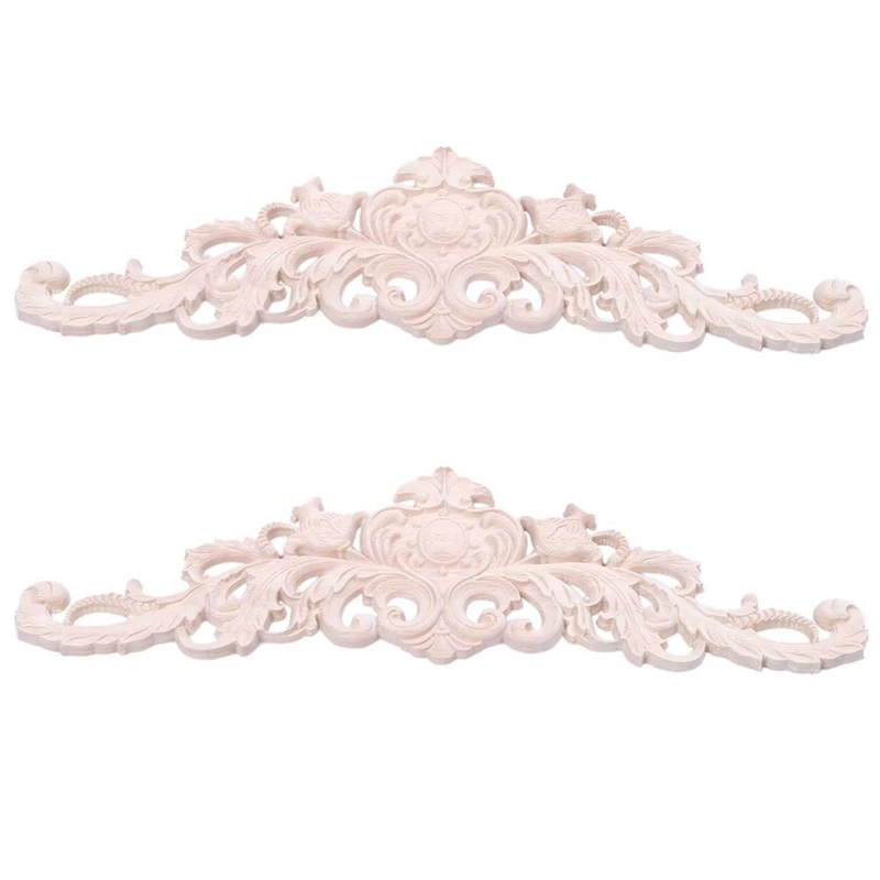 2X Rubber Wood Oak Carved Corner Onlay Applique Furniture Drawer Door Home Decor Type:5 Size:45 X 12Cm
2X Rubber Wood Oak Carved Corner Onlay Applique Furniture Drawer Door Home Decor Type:5 Size:45 X 12Cm