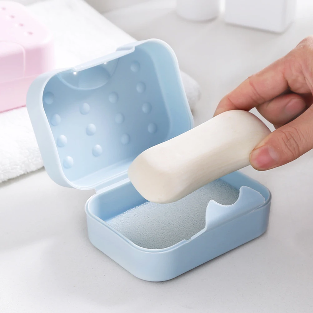 2pcs Portable Soap Container Box Travel Soap Dish Holder For Bathroom Kitchen Outdoor Use Blue Compact Sealed Pp Material
2pcs Portable Soap Container Box Travel Soap Dish Holder For Bathroom Kitchen Outdoor Use Blue Compact Sealed Pp Material