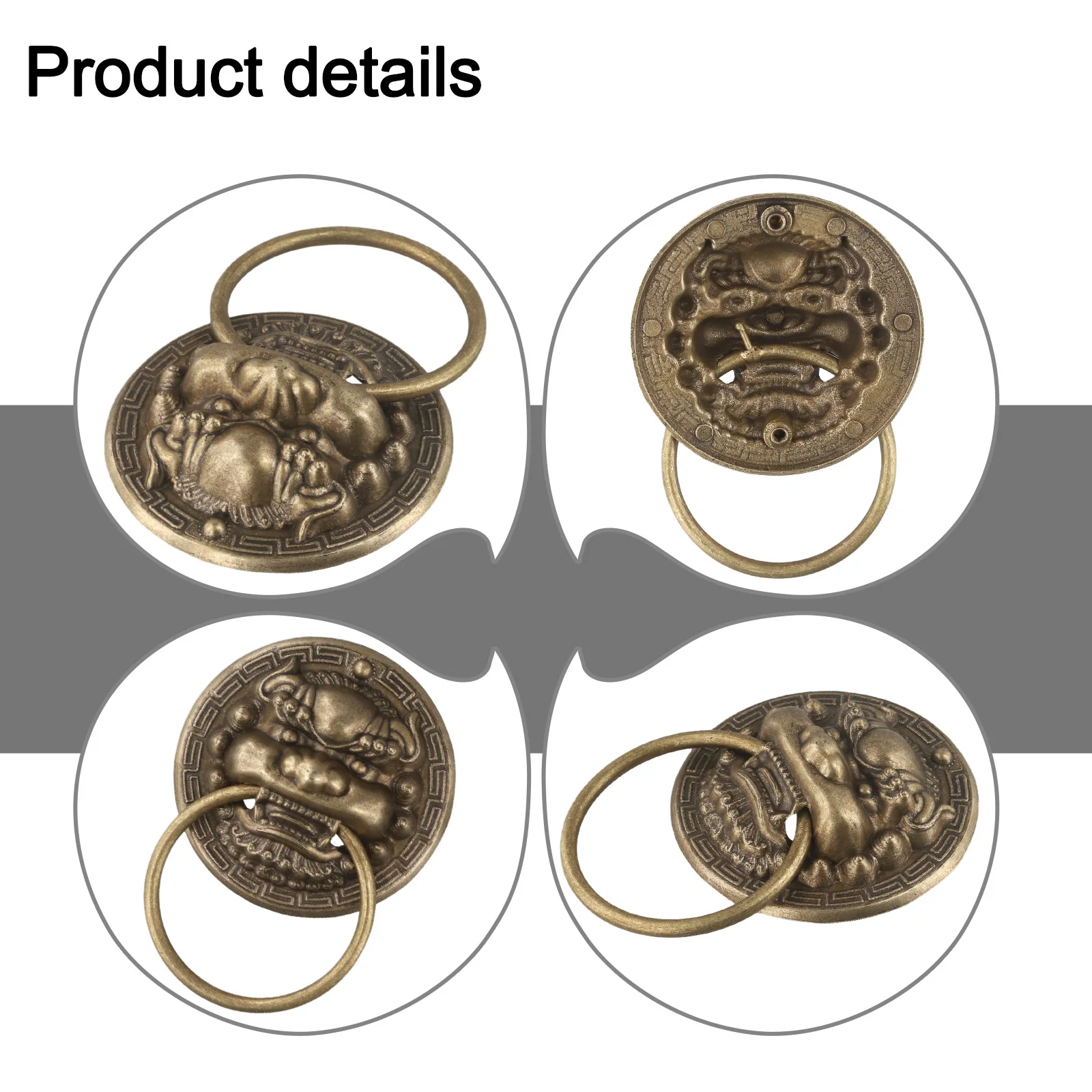 Beast Head Door Ring Antique Door Handle Antique Bronze Finish Easy Installation Elegant Decor Sturdy Construction
Beast Head Door Ring Antique Door Handle Antique Bronze Finish Easy Installation Elegant Decor Sturdy Construction