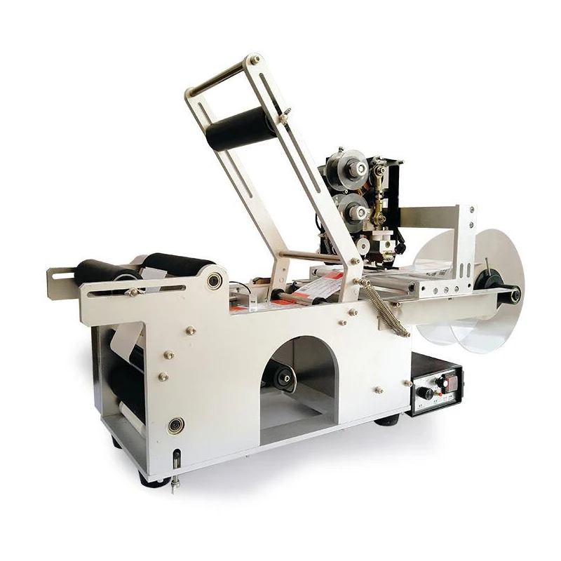Semi Automatic Labeling Machine Electric Round Bottle Labeller Adhesive Sticker Labeling Machine
Semi Automatic Labeling Machine Electric Round Bottle Labeller Adhesive Sticker Labeling Machine